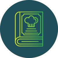 diseño de icono creativo de libro de cocina vector