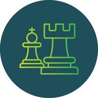 Chess Piece Creative Icon Design vector