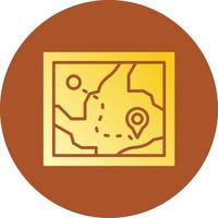 Map Creative Icon Design vector