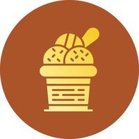 Ice Cream Creative Icon Design vector