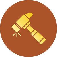 Hammer Creative Icon Design vector