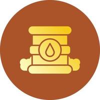 Waste Oil Creative Icon Design vector