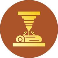 Laser Beam Creative Icon Design vector