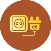 Power Plug Creative Icon Design vector