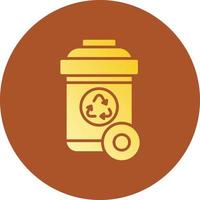 Recycle Bin Creative Icon Design vector