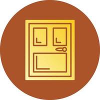 Door Creative Icon Design vector