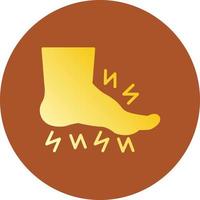 Foot Creative Icon Design vector