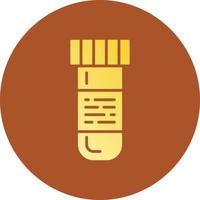 Test Tube Creative Icon Design vector