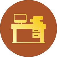 Desk Creative Icon Design vector