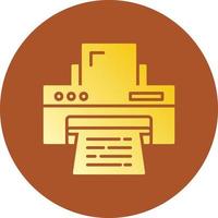 Printer Creative Icon Design vector