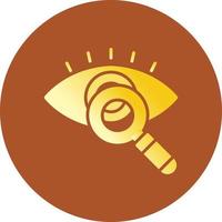 Eye Test Creative Icon Design vector