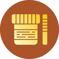 Urine Test Creative Icon Design vector