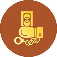 Corruption Creative Icon Design vector