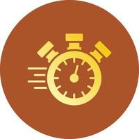 Stopwatch Creative Icon Design vector