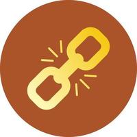 Link Creative Icon Design vector