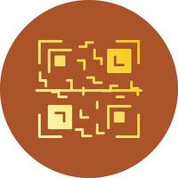 Qr Code Creative Icon Design vector