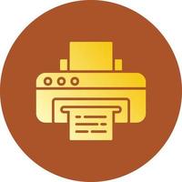 Printer Creative Icon Design vector