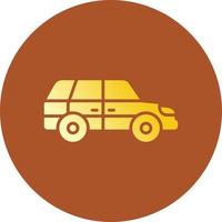 Station Wagon Creative Icon Design vector