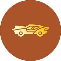 Sports Car Creative Icon Design vector