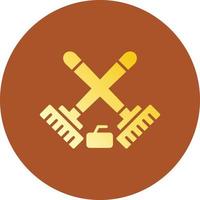 Curling Creative Icon Design vector