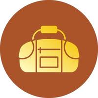 diseño de icono creativo de bolsa de deporte vector