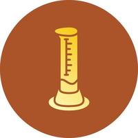 Graduated Cylinder Creative Icon Design vector