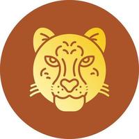 diseño de icono creativo de guepardo vector