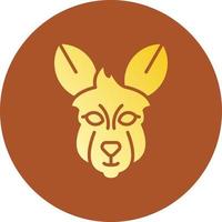 Kangaroo Creative Icon Design vector