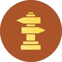Road Sign Creative Icon Design vector