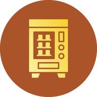 Vending Machine Creative Icon Design vector