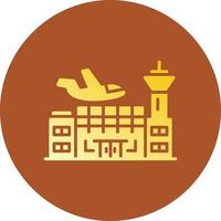 Airport Creative Icon Design vector