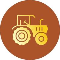 Tractor Creative Icon Design vector