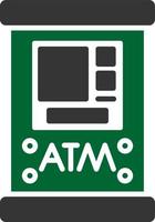 Atm Machine Creative Icon Design vector