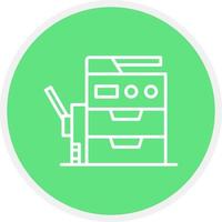 Copy Machine Creative Icon Design vector