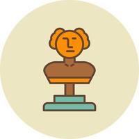 Sculpture Creative Icon Design vector