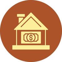 House Price Creative Icon Design vector