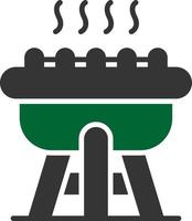 diseño de icono creativo de barbacoa vector