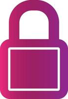 Padlock Creative Icon Design vector