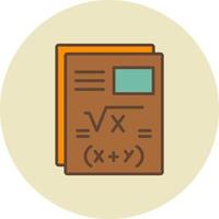 diseño de icono creativo de matemáticas vector