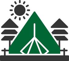 Camping Creative Icon Design vector