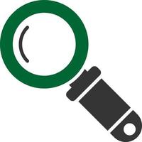 Magnifying Glass Creative Icon Design vector