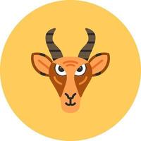 Gazelle Creative Icon Design vector