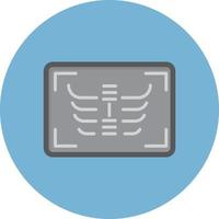 X Ray Creative Icon Design vector