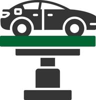 Car Lifter Creative Icon Design vector