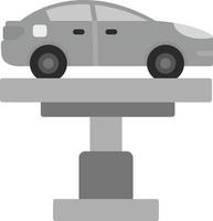 Car Lifter Creative Icon Design vector