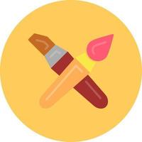 Brushes Creative Icon Design vector