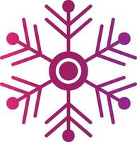 diseño de icono creativo de copo de nieve vector