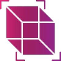 3d Cube Creative Icon Design vector