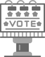 Billboard Creative Icon Design vector