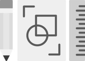 Sketch Creative Icon Design vector